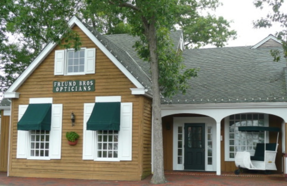 Freund Brothers Opticians storefront in Linwood, NJ